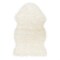 Homeroots 2.5 x 2 x 3 in. Icelandic Sheepskin Single Short-Haired Rug White 293181 - alternate 3